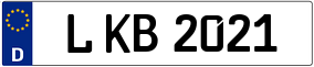 Truck License Plate